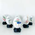 Ovos Porcelana vintage pintados a mão
