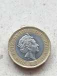 Moeda 1 Pound Elizabeth II D G REG F D 2016