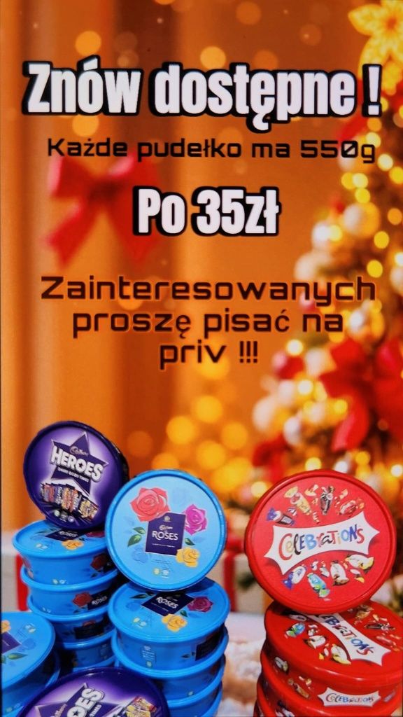 Nowe cukierki świąteczne