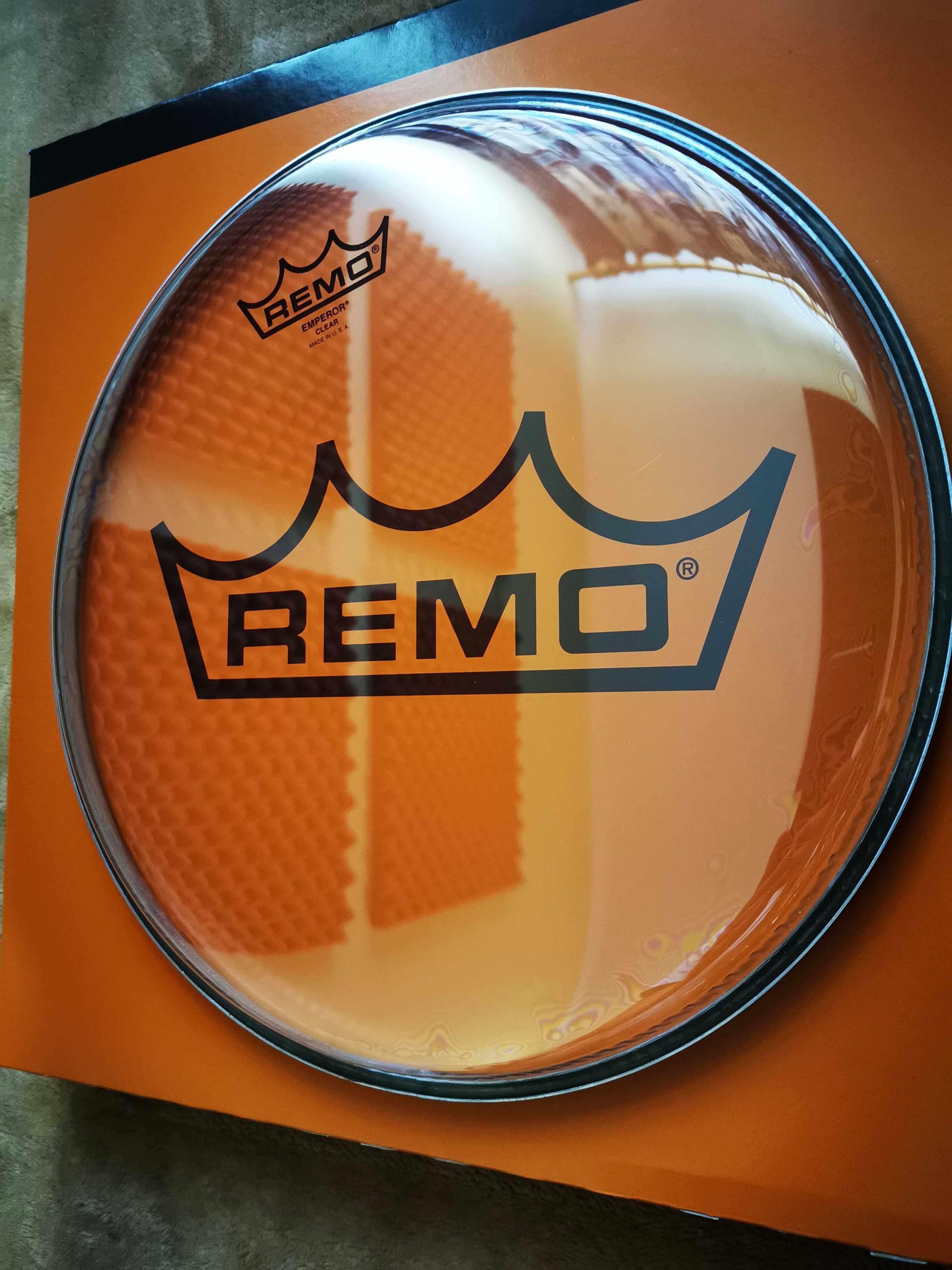 NOWE Remo Emperor naciągi perkusyjne 10 12 14 komplet Clear pack