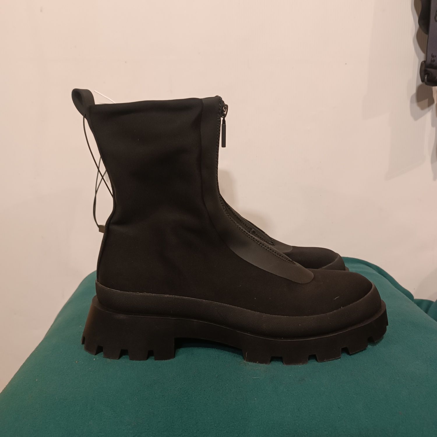 Reserved botki Zipp roz,41/botki buty sztyblety