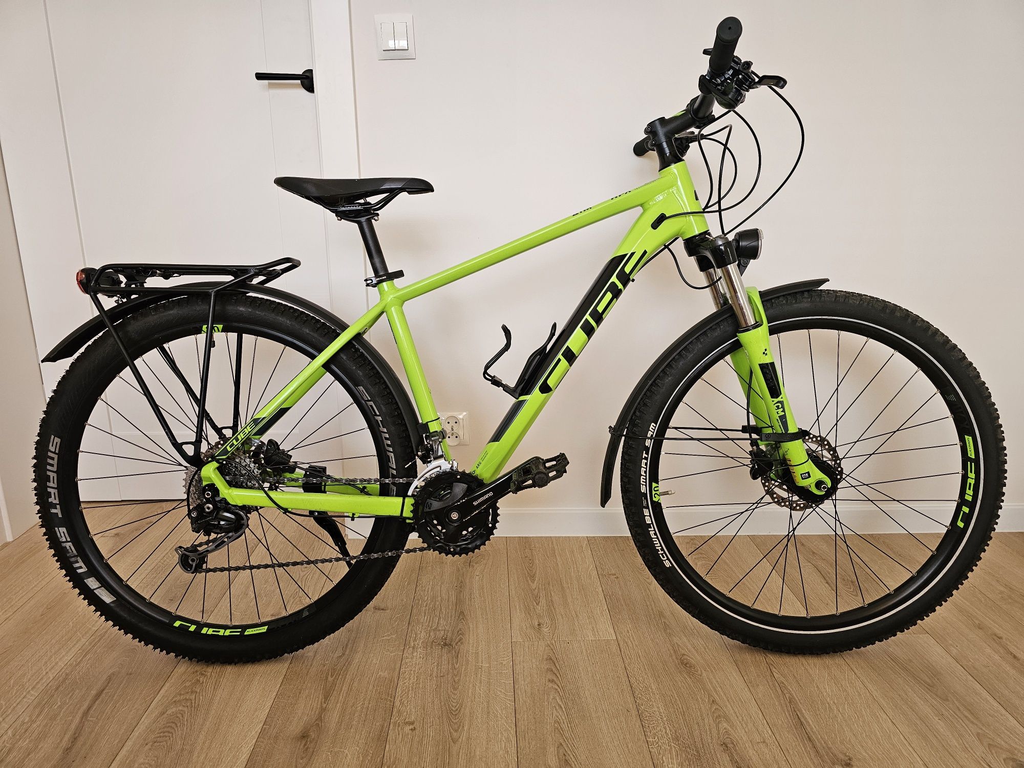 Rower CUBE AIM HPA 27,5 limonkowy