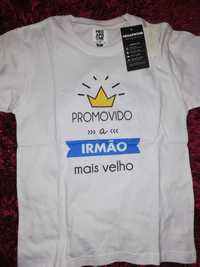 T-SHIRT "Promovido irmão mais VELHO"