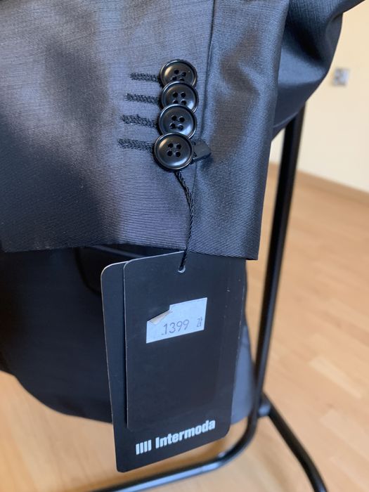 NOWY Garnitur męski Intermoda Prestige 182cm z metką