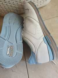 Tenis slazenger branco/azul claro