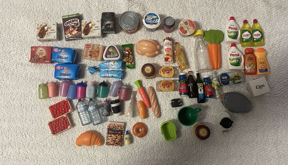 Vendo miniaturas de alimentos