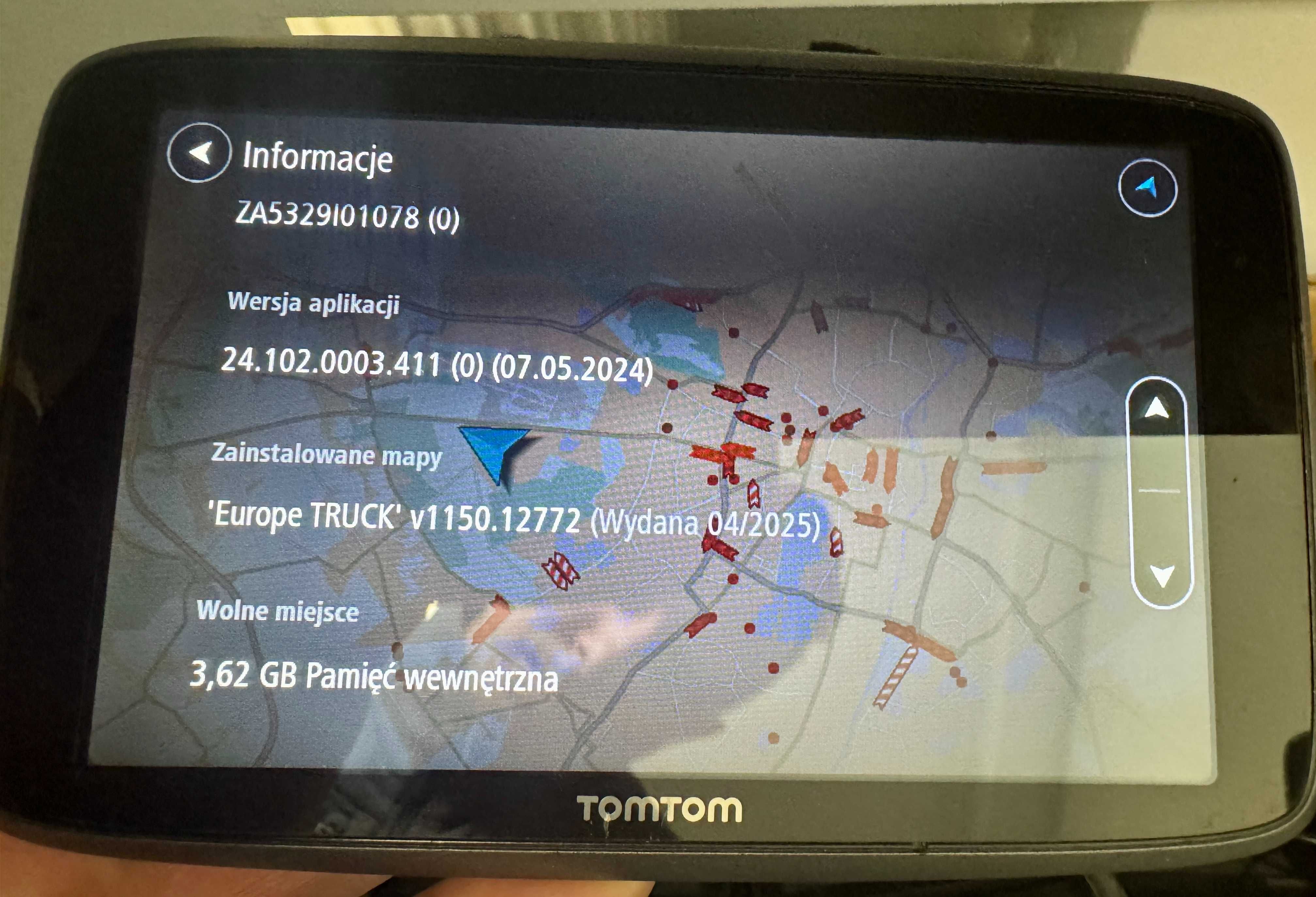 TomTom Go Professional 6250 z dzialajaca karta sim
