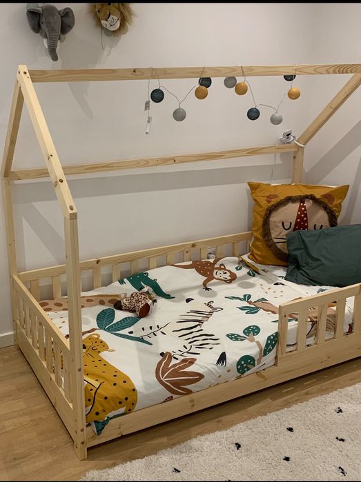 Cama montessori e colchão