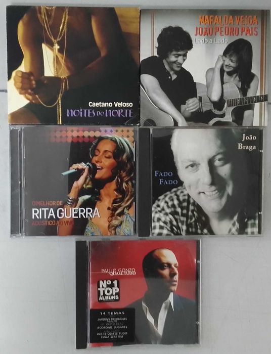 Lote 02. 15 CDs Originais Musica Portuguesa