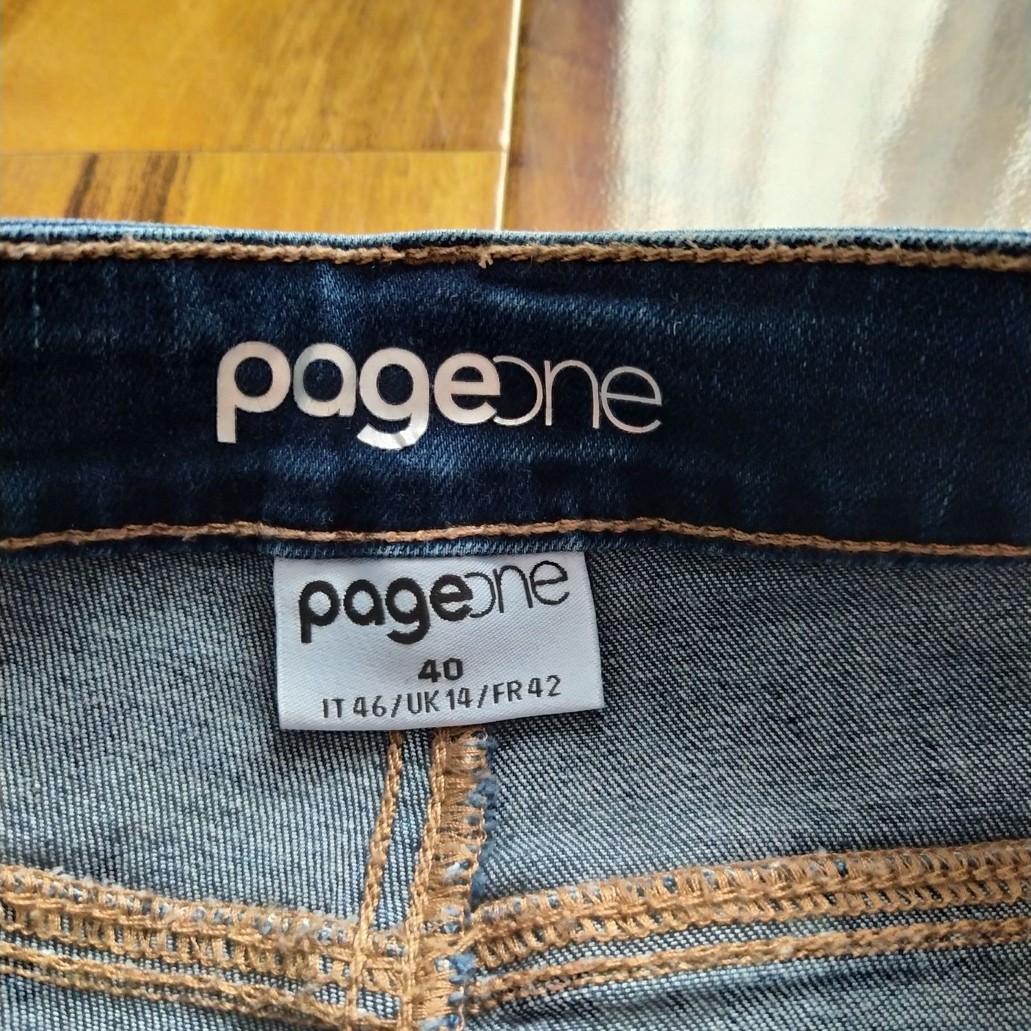 Spodnie damskie jeansy Takko Fashion Page One jak nowe