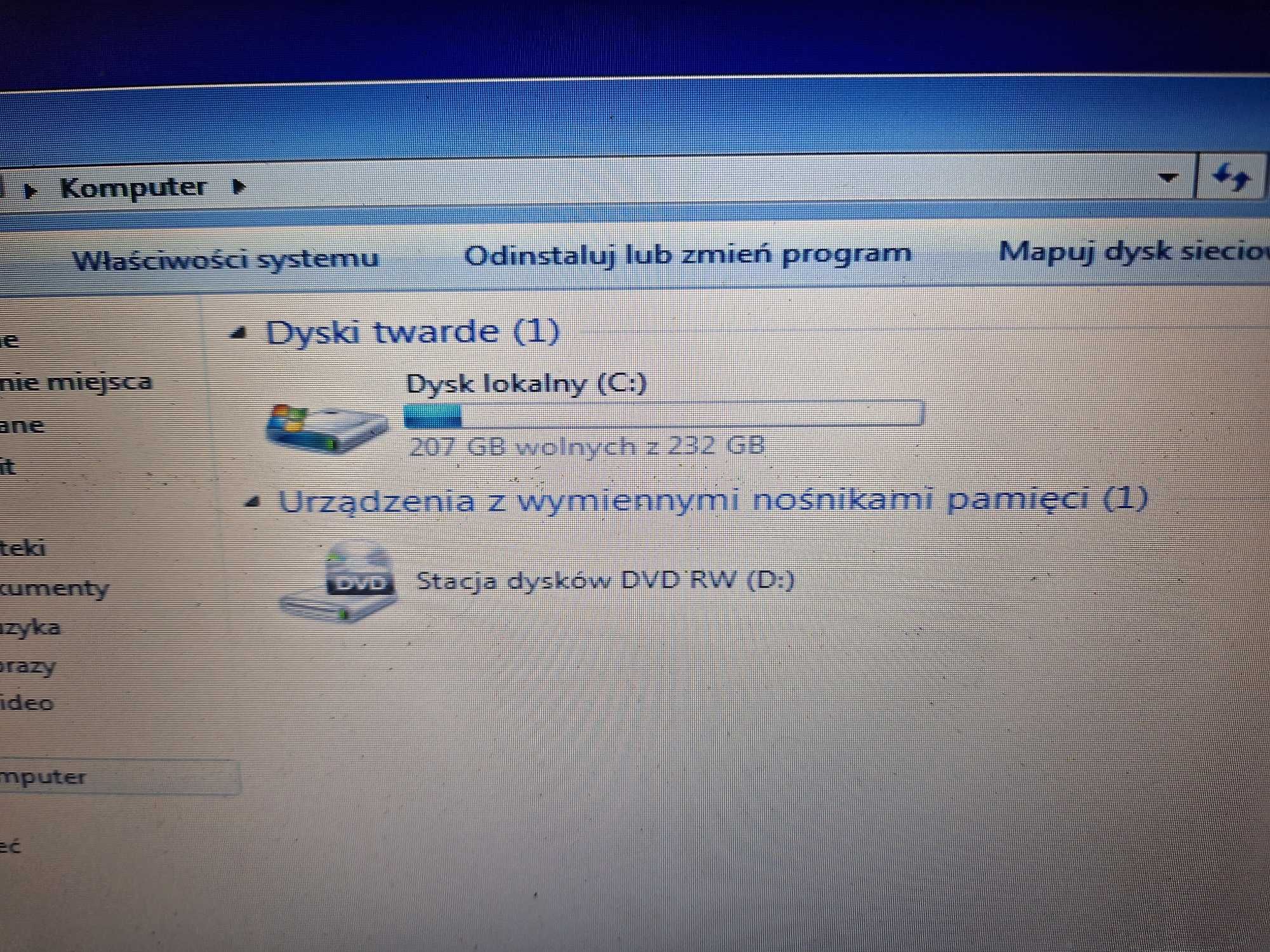 Laptop Toshiba Satellite C650D Windows 7