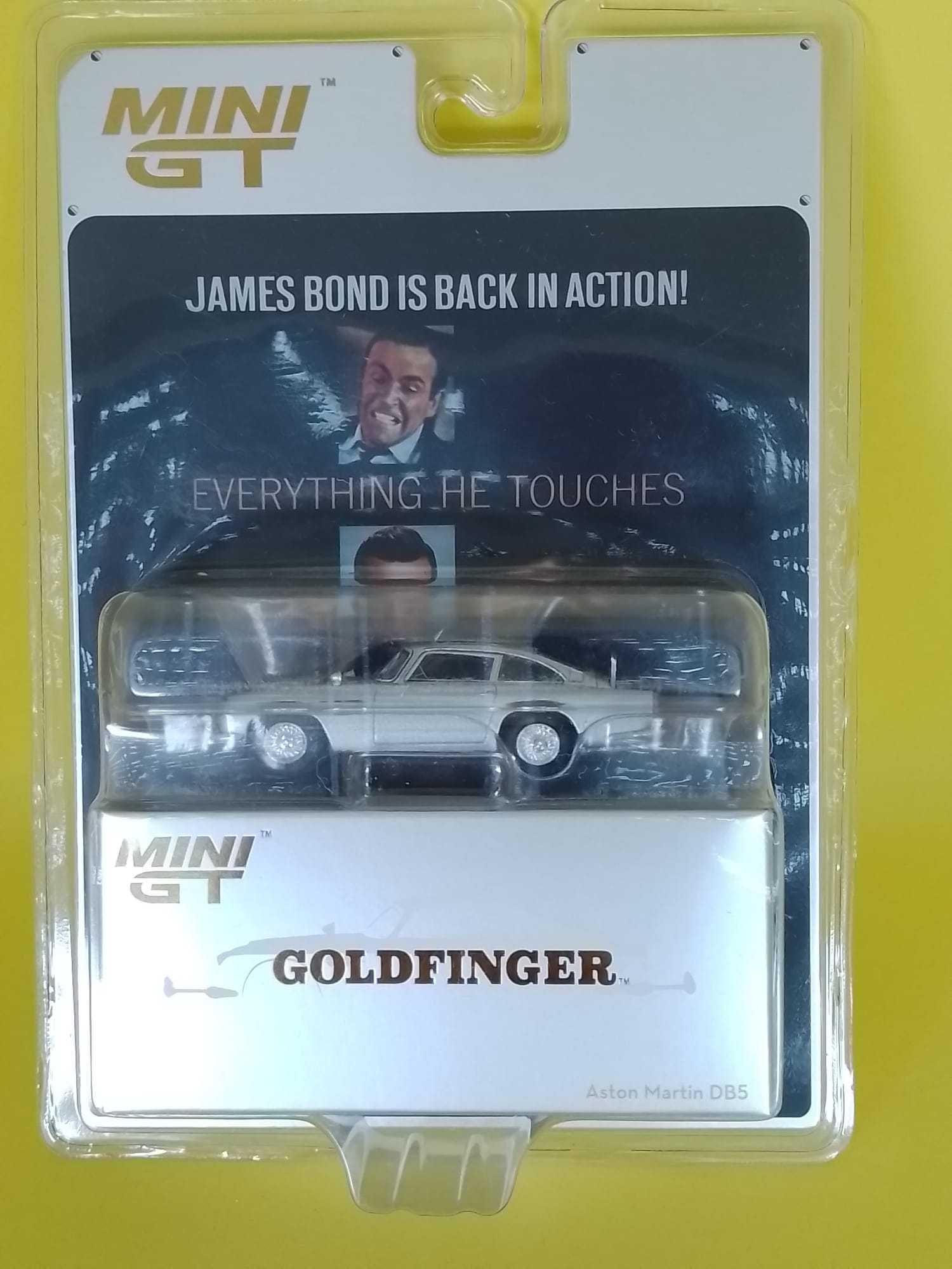 Mini GT 1/64 - Serie 007 James Bond - Aston Martin DB5/Jaguar C-X75
