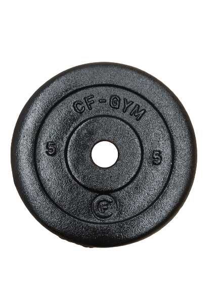 Obciążenie żeliwne 5 kg Cast Fitness - Trening siłowy w zasięgu ręki