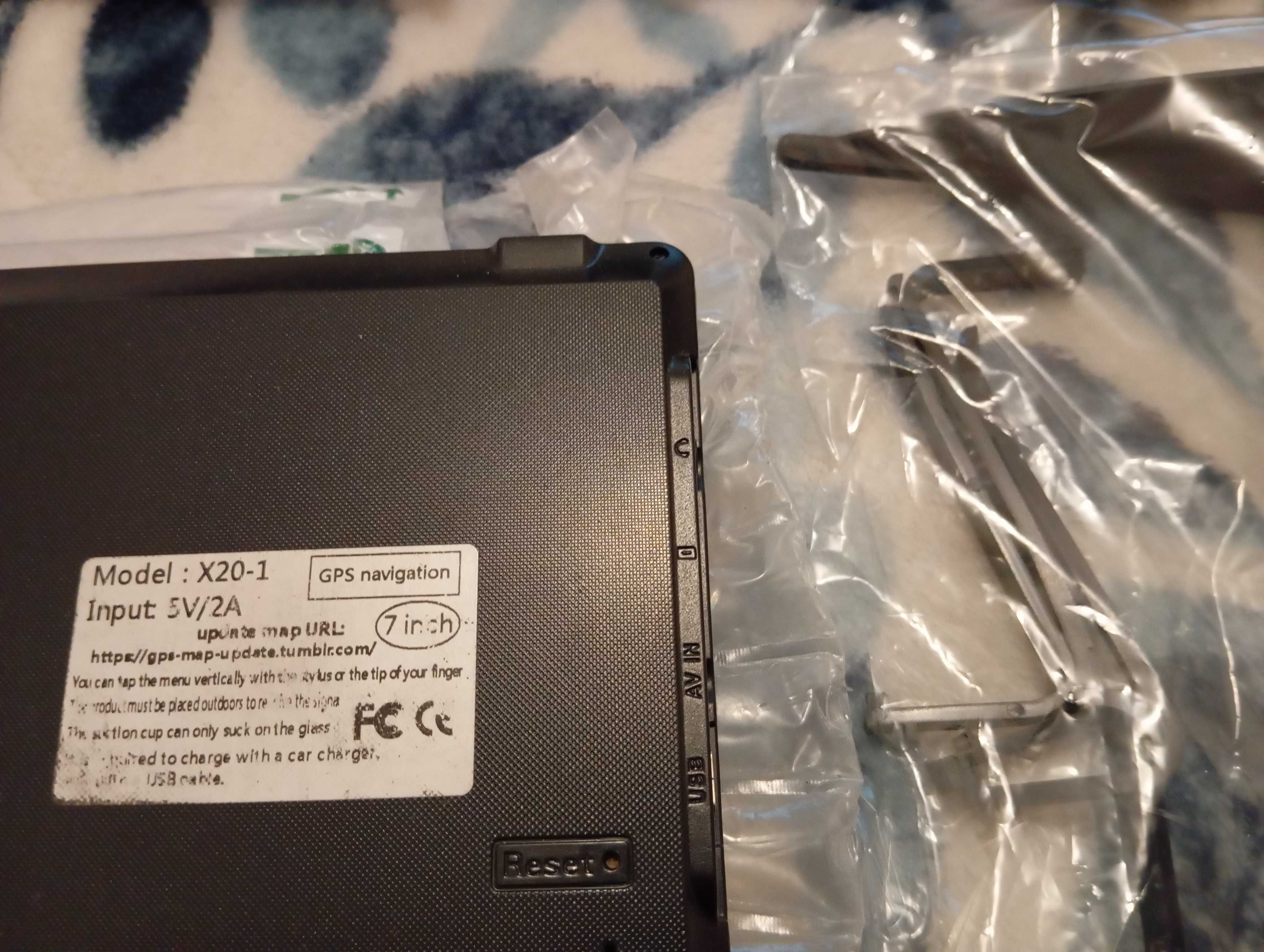 GPS com configuração de Rota para Camião