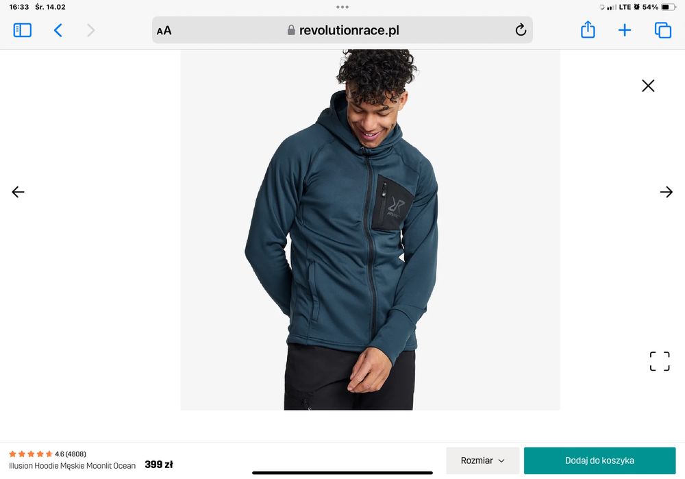 RevolutionRace bluza Xl Illusion Hoodie Trail