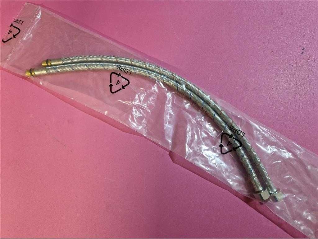 Wężyki Przyłączeniowe Do Baterii M10 x GW1/2" 40cm 2szt. Nowe