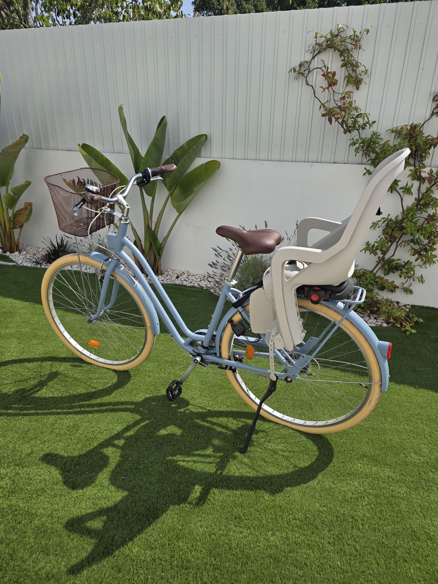 Bicicleta de cidade ELOPS 520 Azul Decathlon
