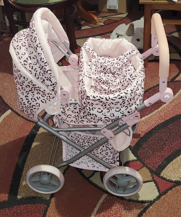 Коляска для кукол с переноской-автолюлька+ванночка