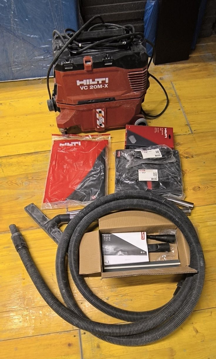 Odkurzacz Hilti VC 20M-X kpl + filtr, worki, torba