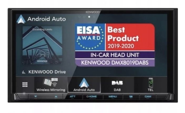 Kenwood DMX8019DABS 2-DIN Bezprzewodowe AppleCar + AndroidAuto