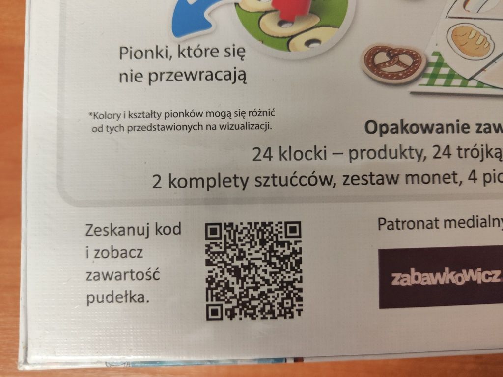 Trefl palce lizać gra edukacyjna