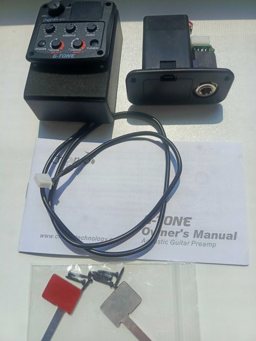 П'єзодатчик - преамп для акустичної гітари GT-6 Cherub