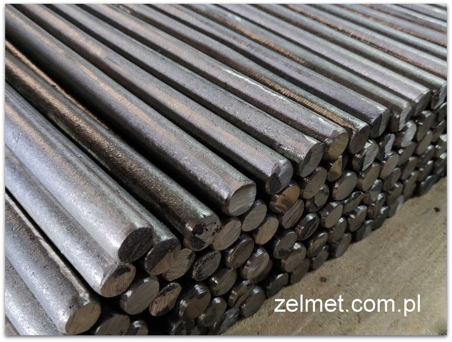 Wałek żeliwny pręt żeliwny fi36 L500 żeliwo szare EN-GJL200