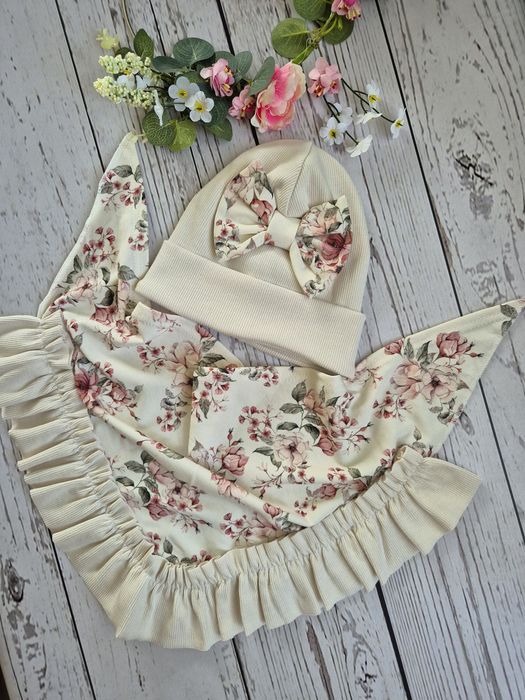 Komplety jesienne czapka chusta 98