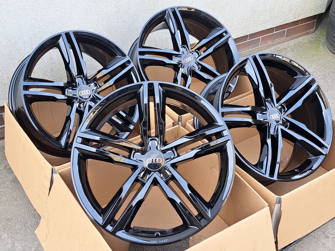 Alufelgi NOWE 19 AUDI 5x112 A3 A4 B6 B7 B8 B9 A6 C5 C6 Q3 TT CZARNE A1