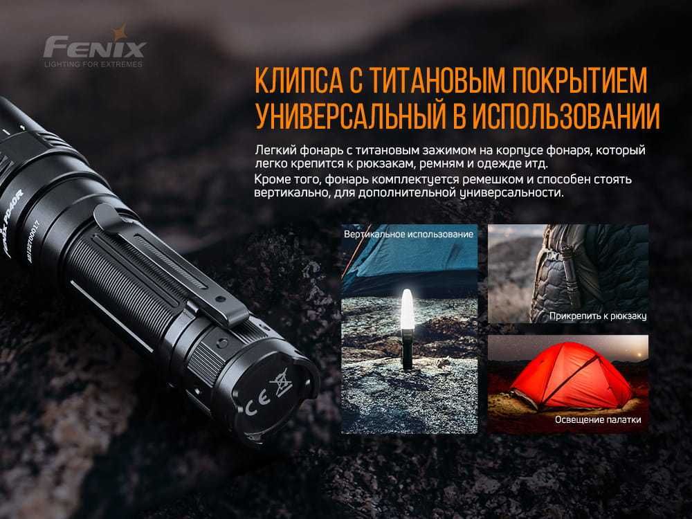 Набор фонарей Fenix PD40R V2.0 + E01 V2.0