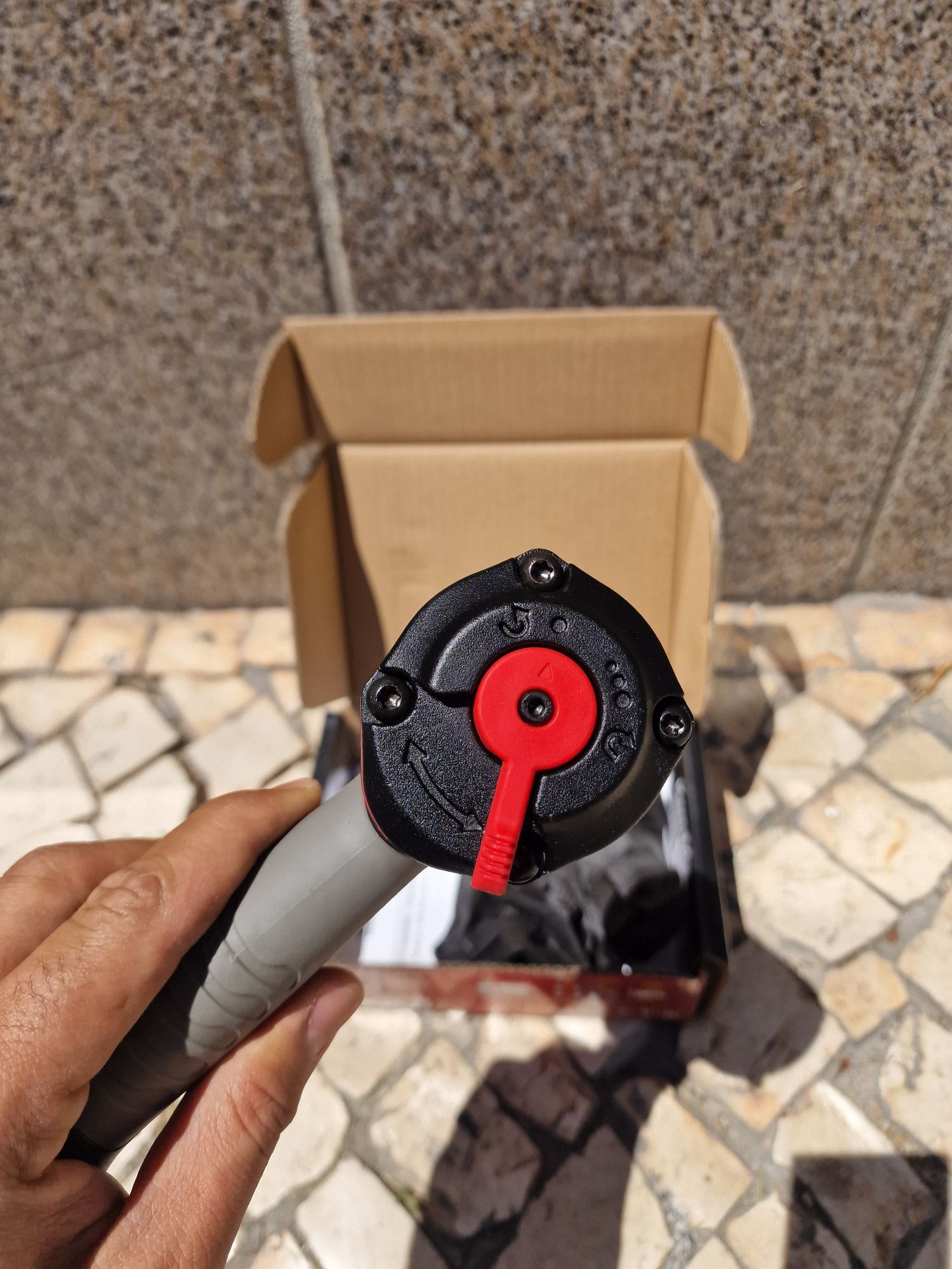 Pistola de ar nova
