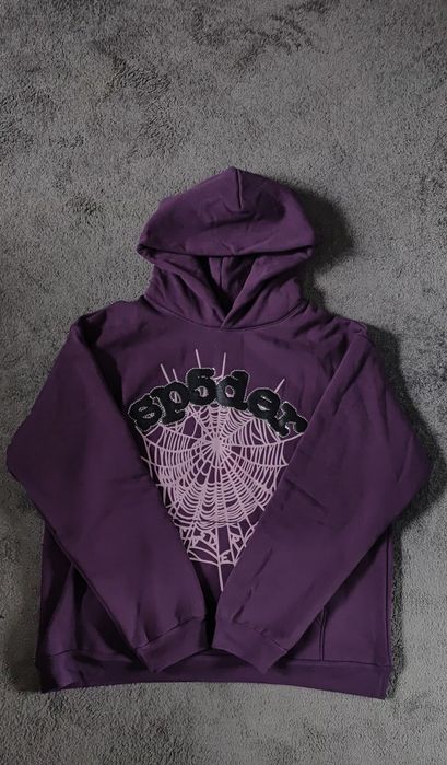 Fioletowa bluza sp5der