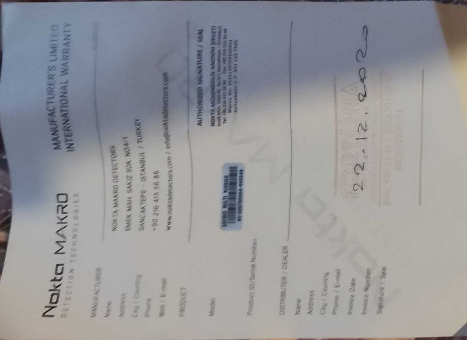 Металодетектор Nokta Amfibio Multi