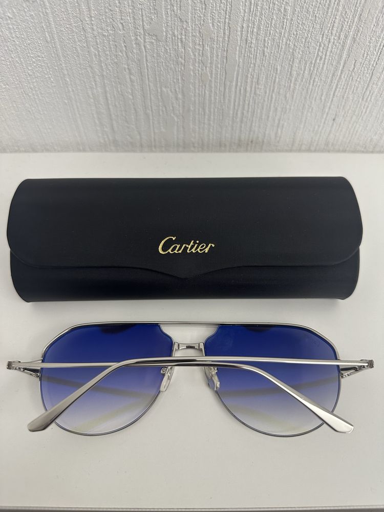 Сонцезахісні окуляри Cartier Santos оригінал