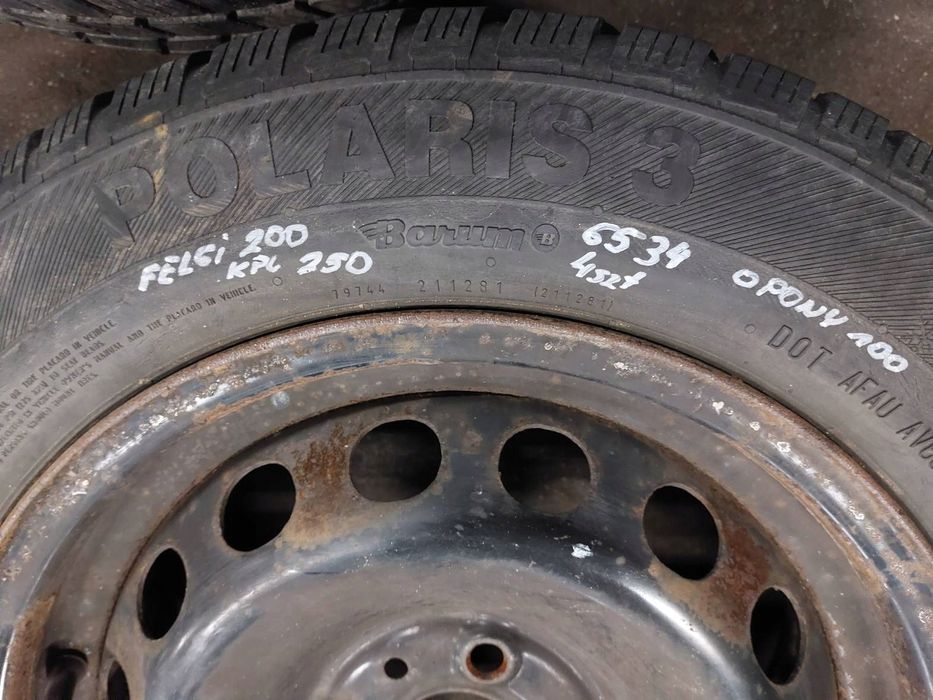 OPONY ZIMOWE 2 SZT 165/70R14 2012R BARUM POLARIS 3 FIAT PUNTO II LIFT