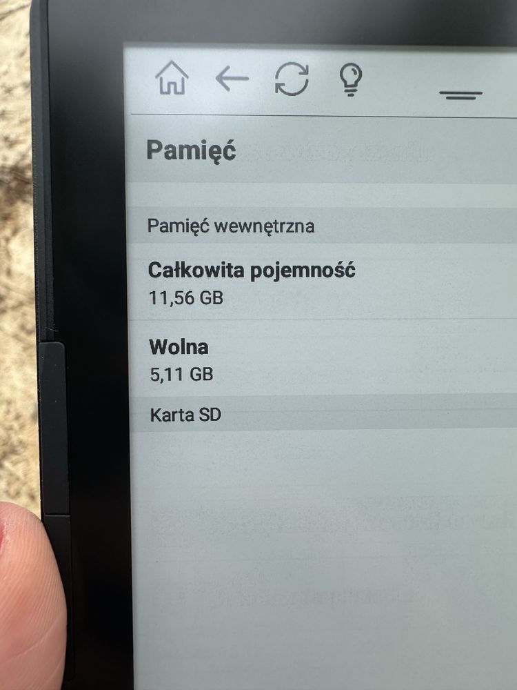Czytnik inkbook calypso plus różowy zadbany etui