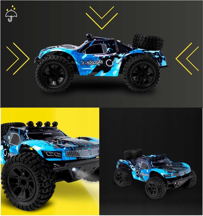 Samochód Zdalnie Sterowany Auto RC X HOOLIGAN 35km/h Napęd 4x4 Prezent
