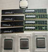 Память 8 гб DDR4, 16гб DDR3, процессоры Xeon 3.7, 2.3