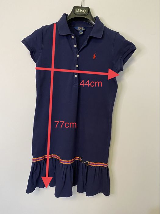 Sukienka Polo Ralph Lauren, granat, XL