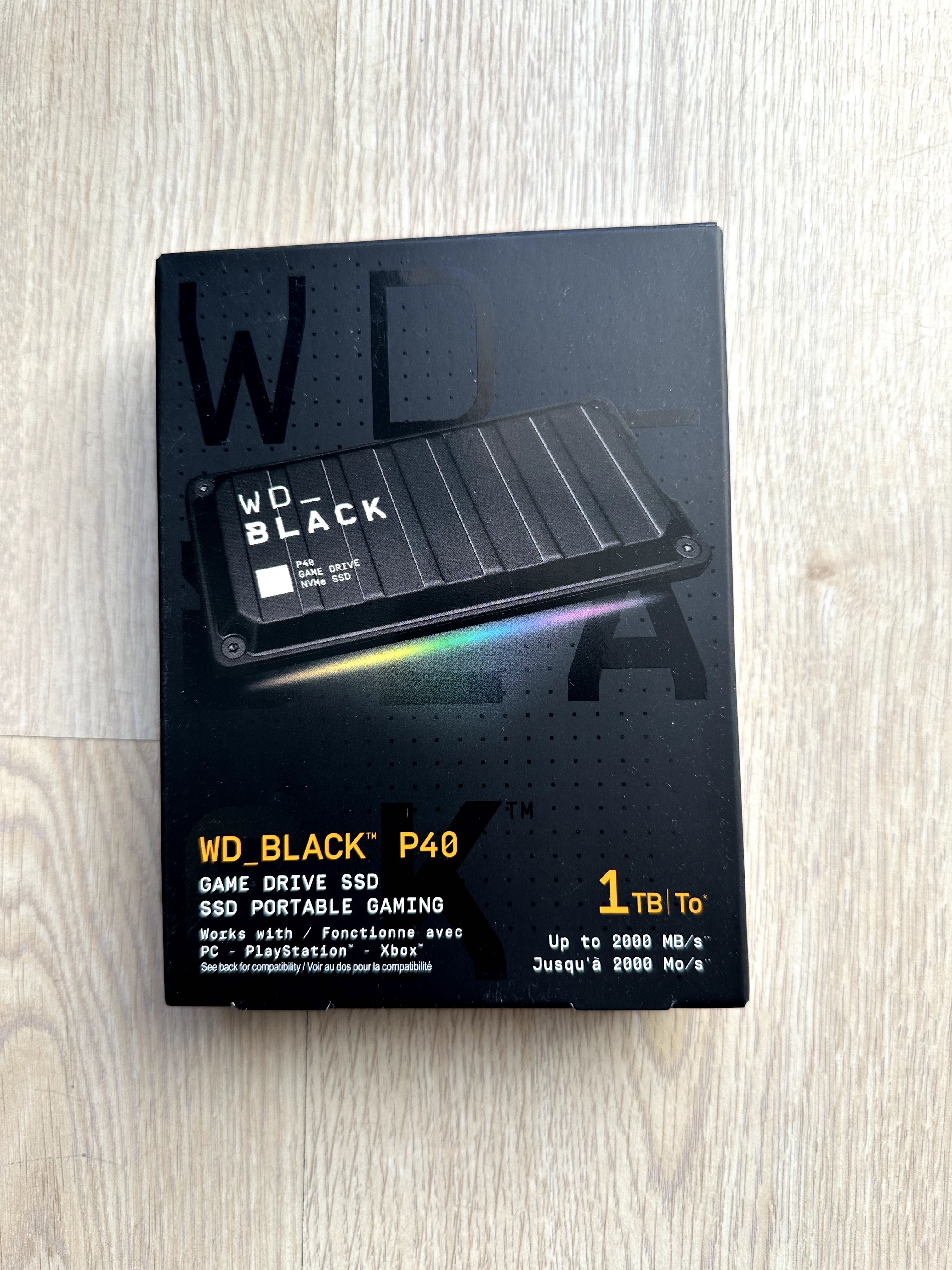 WD BLACK 1TB P40 ssd накочувач WDBAWY0010BBK