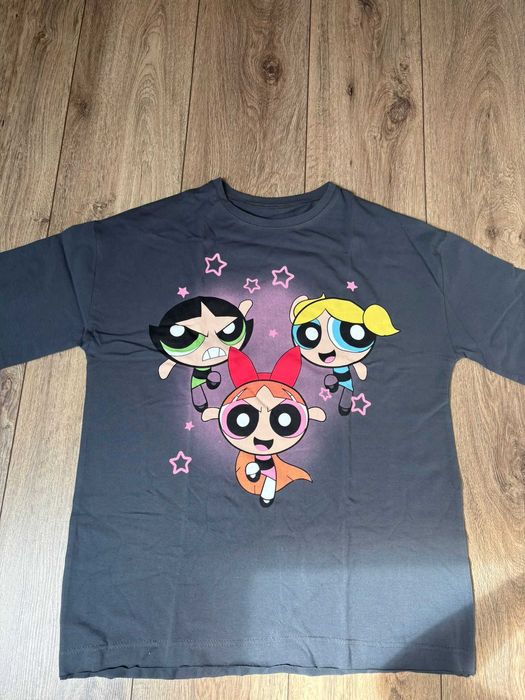 T-shirt damski oversize ATOMÓWKI rozmiar Uniwersalny grafit szary