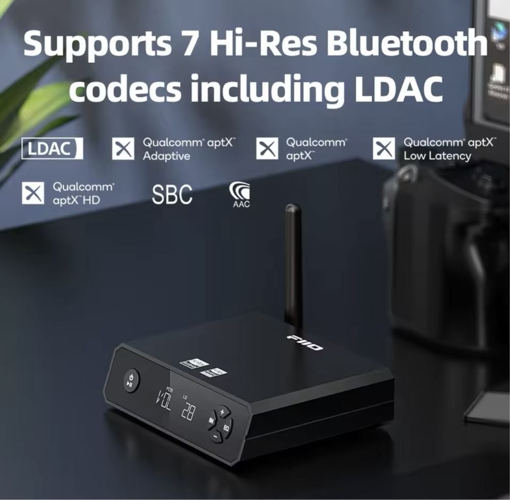 DAC, moduł bluetooth 5.1, nowy przetwornik cyfrowy-analogowy audio