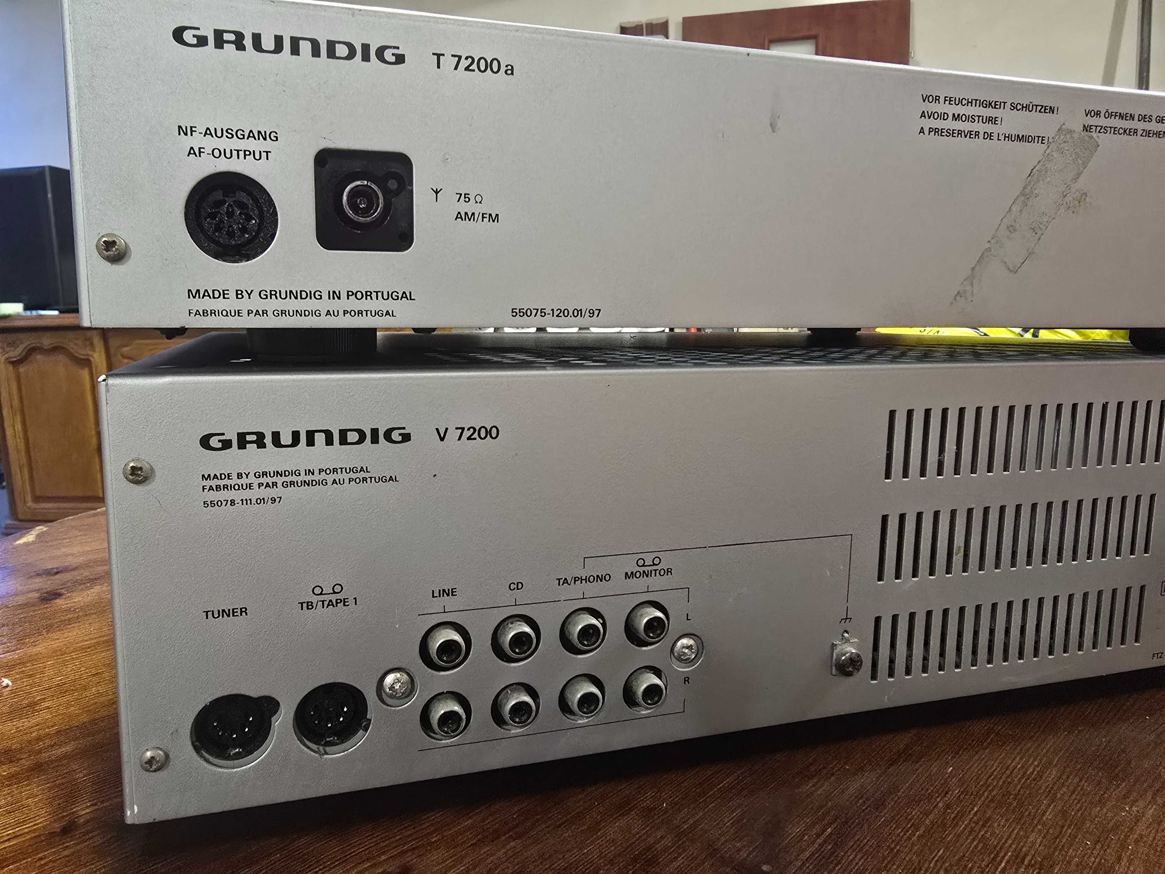 Wzmacniacz + Tuner GRUNDIG V 7200 T 7200 Vintage