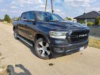 Dodge RAM 5,7Hemi, 400KM, B+Gaz, panorama, full led, Laramie, bogate wyposażenie