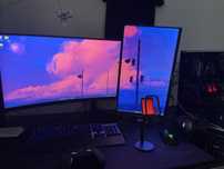 Setup gaming completo! Pc+2 monitores, rato, teclado, fones, comando..