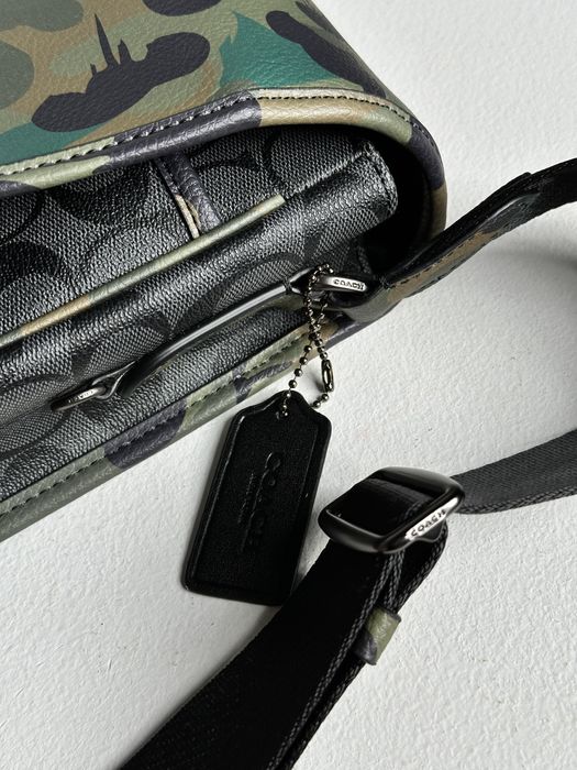 Чоловіча сумка Coach мужская сумка барсетка мессенджер через плечо