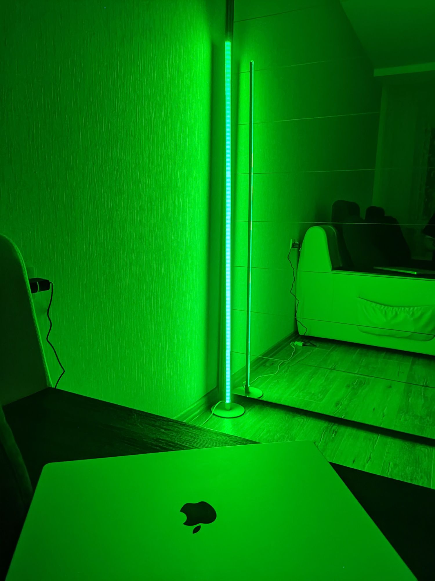 Торшер LED лампа 150см світильник підлоговий кутовий RGB з пультом