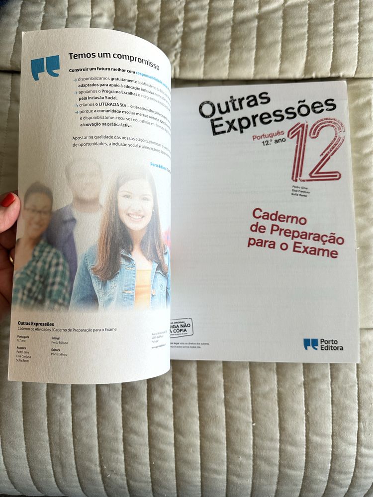 Livro preparacao exame Portugues 12.  Ano