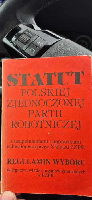 Statut Polskiej Zjednoczonej Parti Robotniczej stan kolekcjonerski.