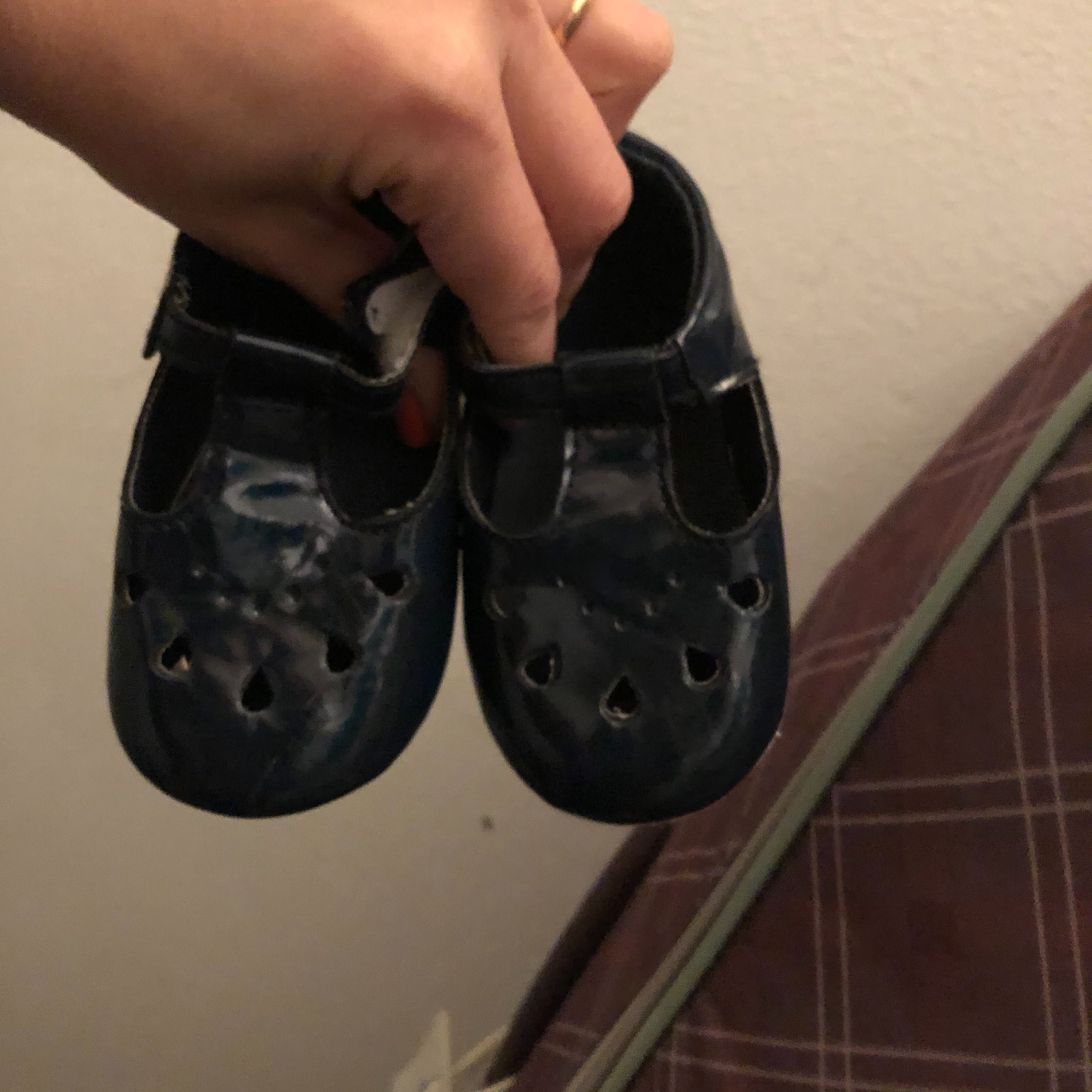 Sapatos bebé azuis nunca usados